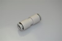 Wasserschlauch Verbinder, universal Side by side Kühlschrank - 6 mm (gerades)
